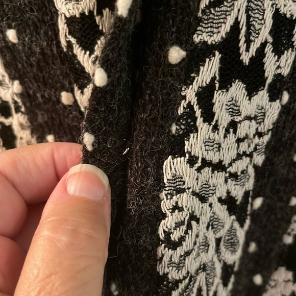 A'reve Black sweater /jacket ‎ Button up lace detail jacket by  all decd out NWT - Picture 2 of 16